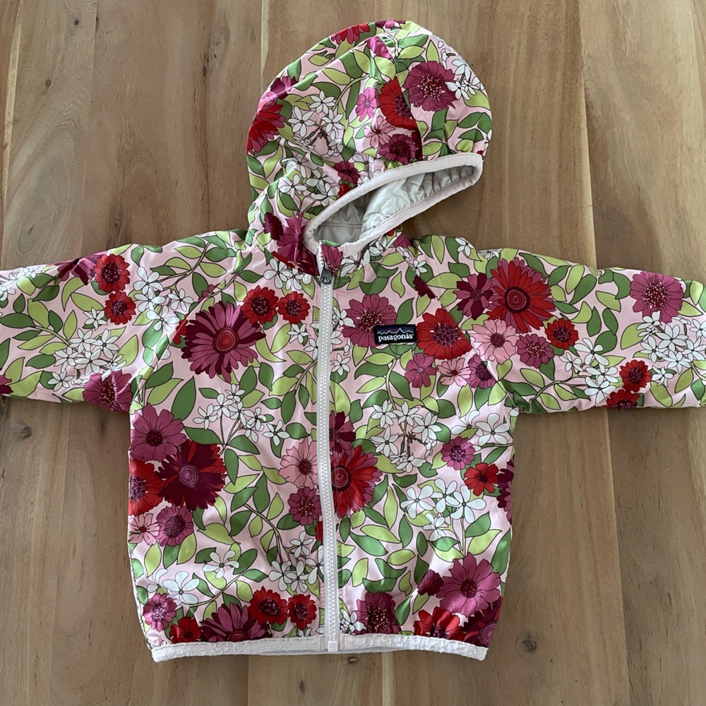 Patagonia reversible toddler nanopuff
